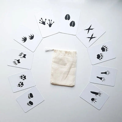 Woodland Footprints Flashcards