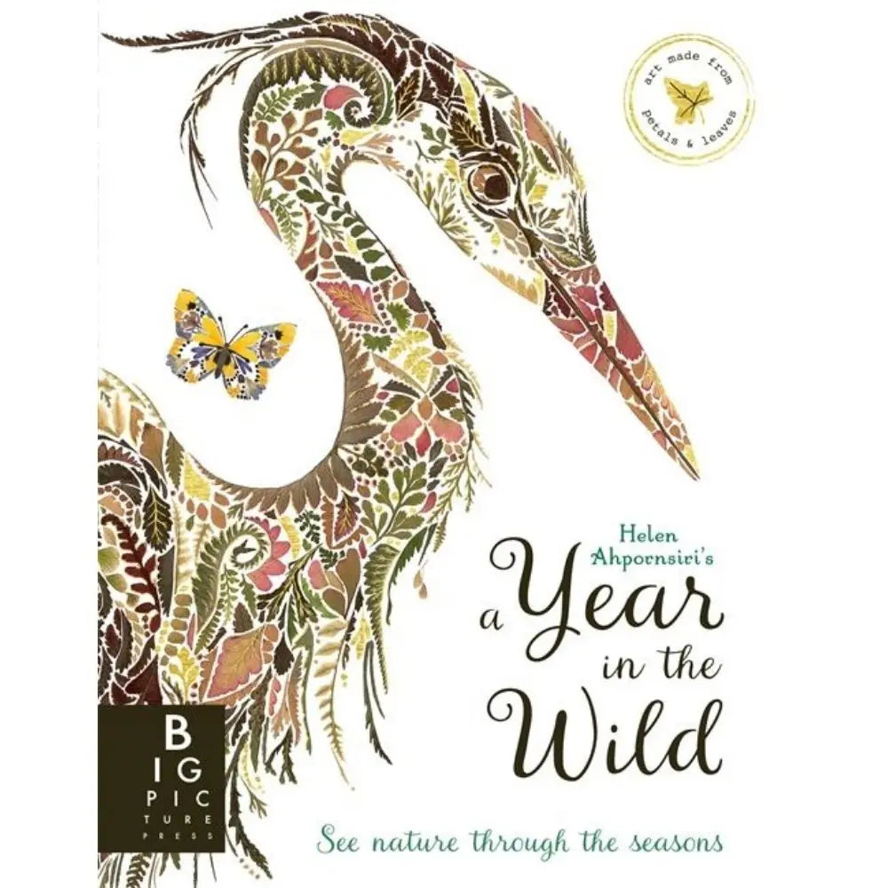 A Year In The Wild flower-pressed book for children