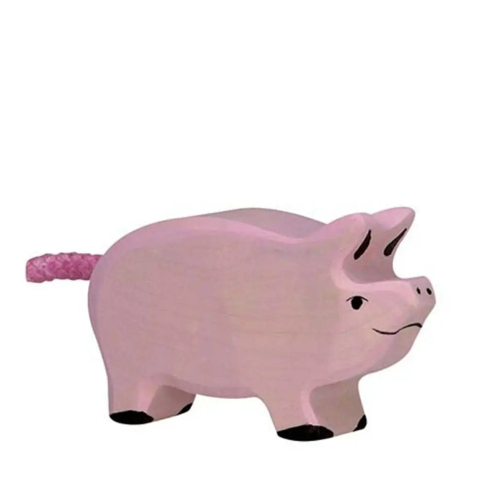 Holztiger wooden piglet