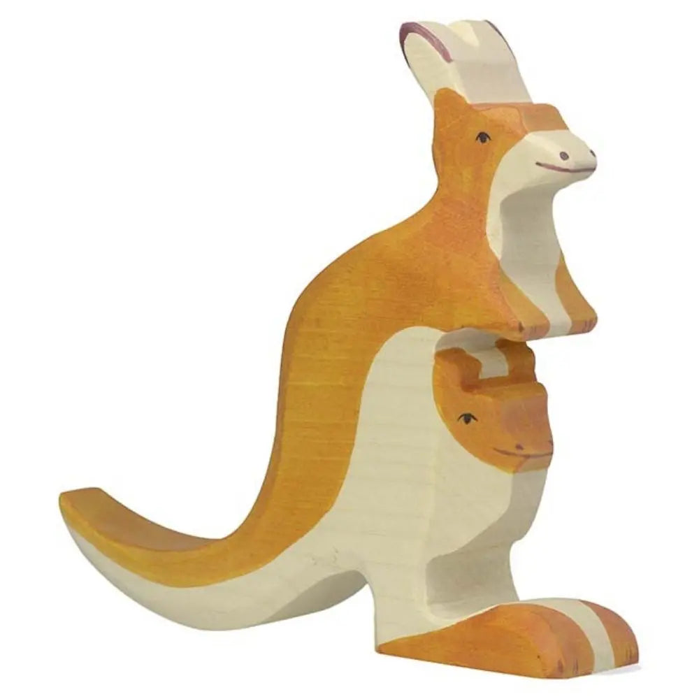 Holztiger wooden kangaroo