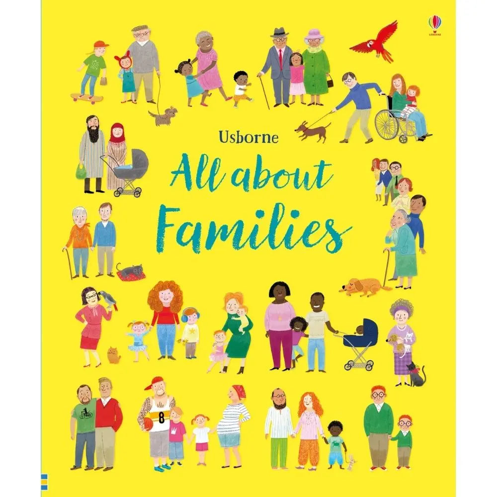 Usborne All about families book