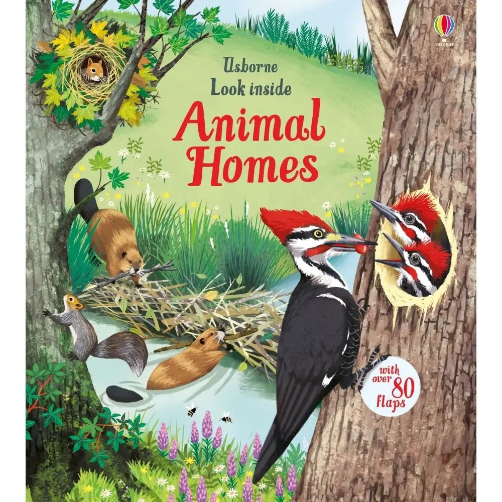 Usborne Look inside animal homes book