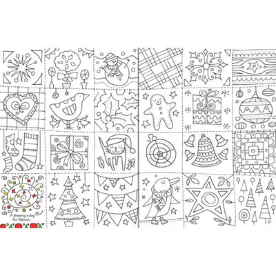 Usborne Christmas Colouring Book With Rub-Down Transfers