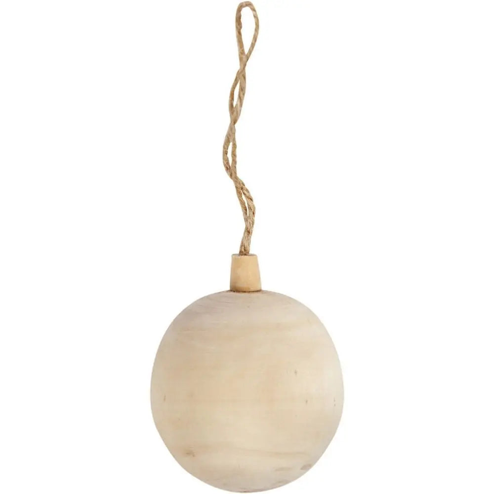 Wooden Christmas Ornament, 6,4 cm