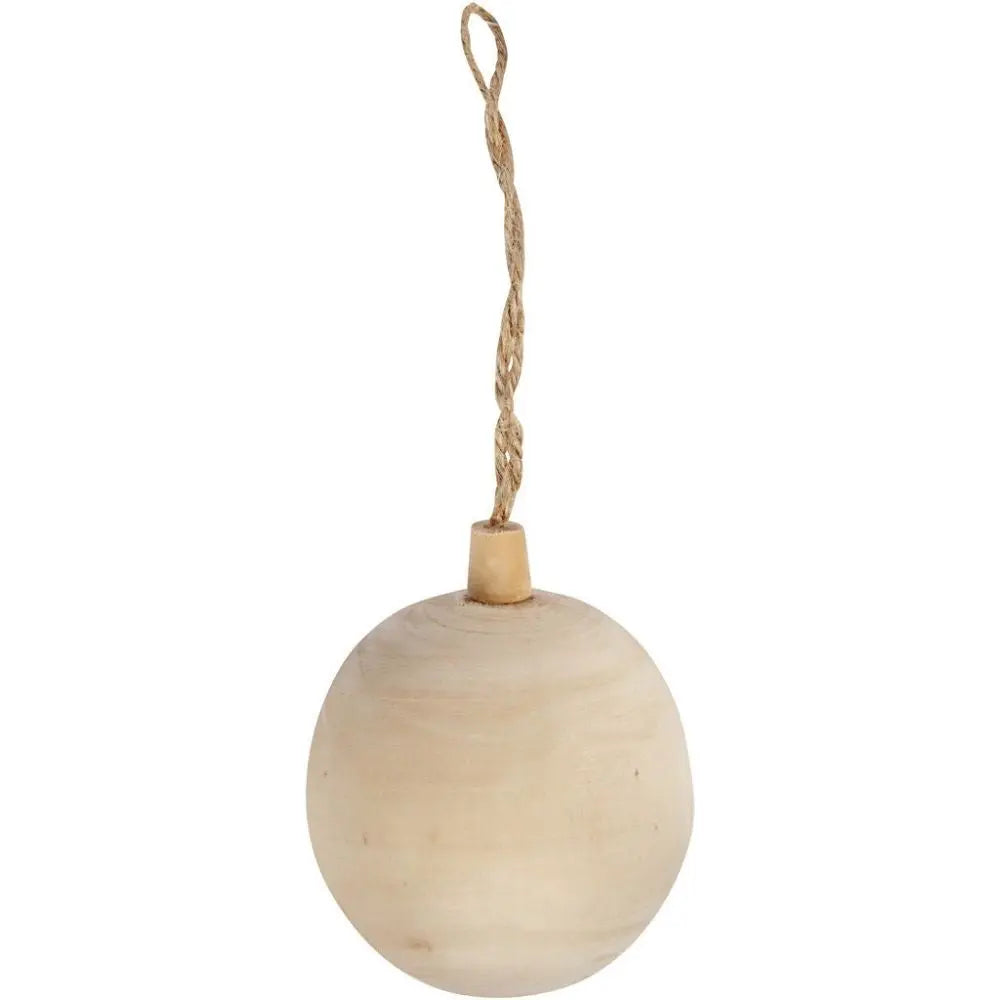 Wooden Christmas Ornament, 6,4 cm