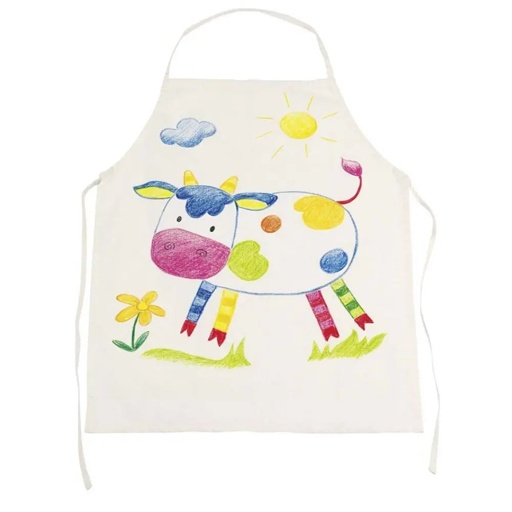 Goki children's plain cotton apron