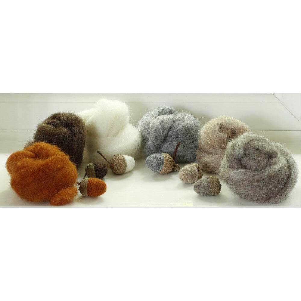 Natural felting wool for children