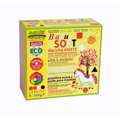 OkoNorm Eco Play Dough - 4 'Balu' Colours Set