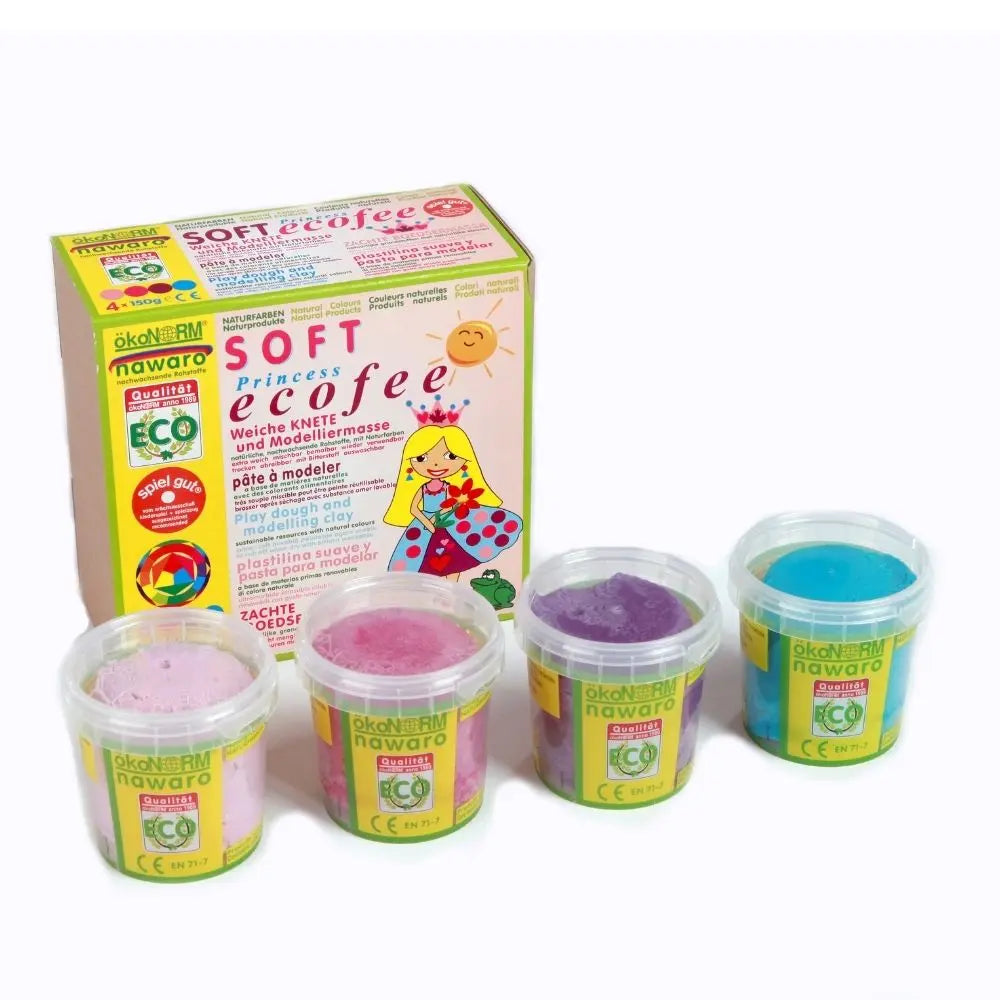 OkoNorm Eco Play Dough - 4 'Ecofee' Colours Set