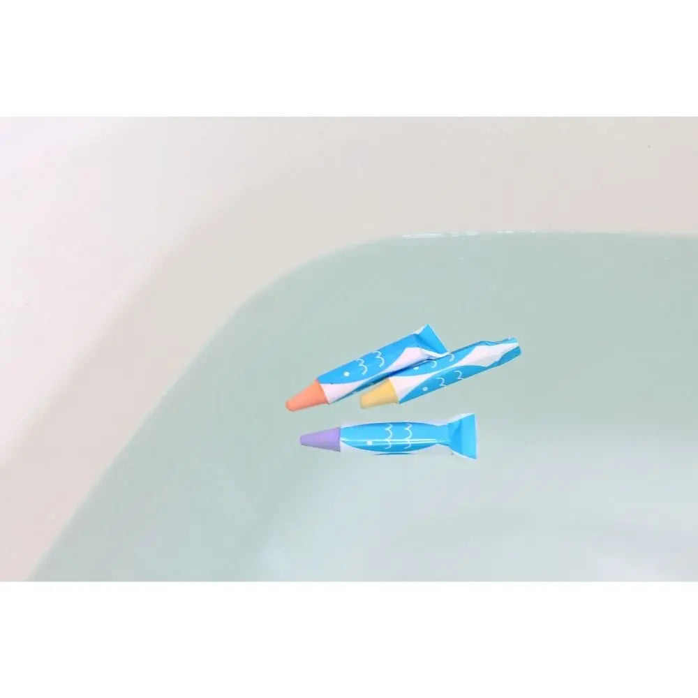 Kitpas Bath Crayons, Set of 3 - Red, Yellow, Grey